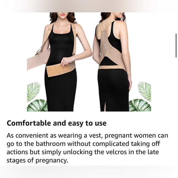 NWOT SUI SONG maternity Belly Band for Pregnancy,Abdomen Support Sz XL - Picture 5 of 15